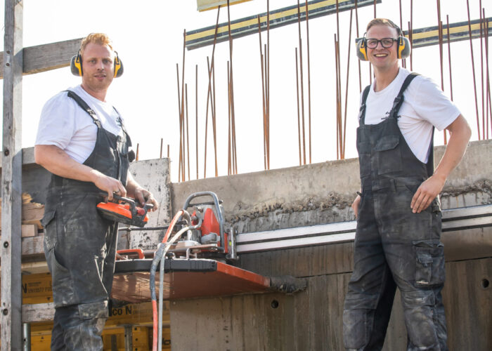 Wandzagen in beton - Stubbe Waddinxveen